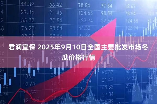 君润宜保 2025年9月10日全国主要批发市场冬瓜价格行情